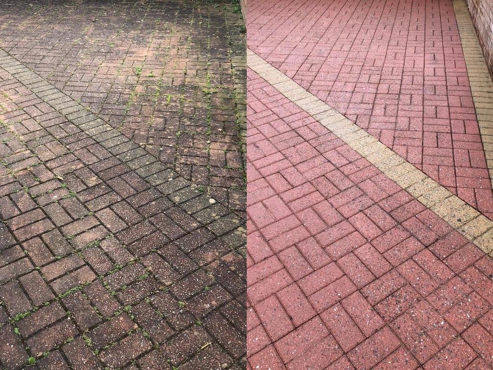 Pressure Washing Example